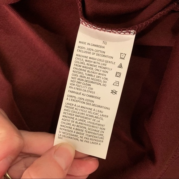 Nautica men’s navtech quarter zip maroon lightweight slim fit sweatshirt - XL - Picture 6 of 8